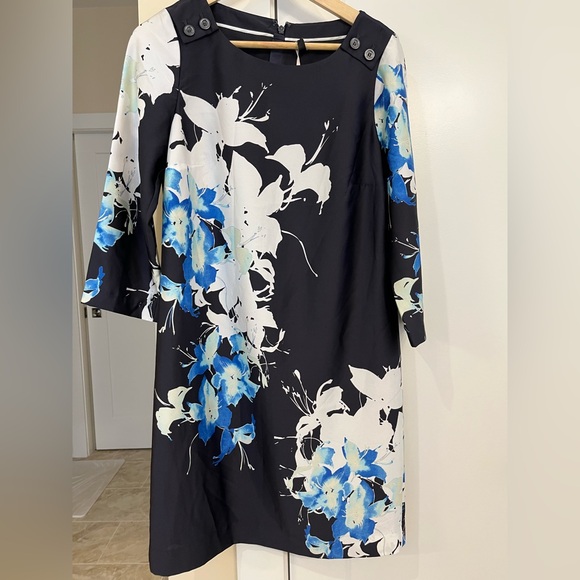 The Limited. Womens Small. Blue flowers. Dress. NWT. - Picture 1 of 3